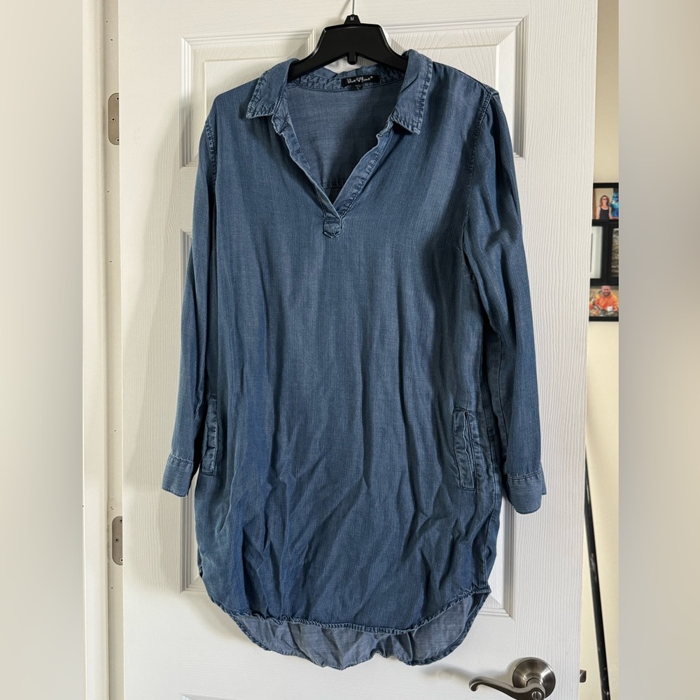 Velvet Heart Denim Dress size L